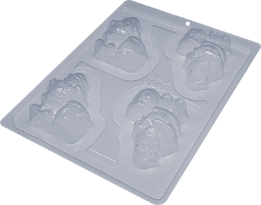 Medium Santa 3-Part Chocolate Mold (BWB) - ViaCheff.com
